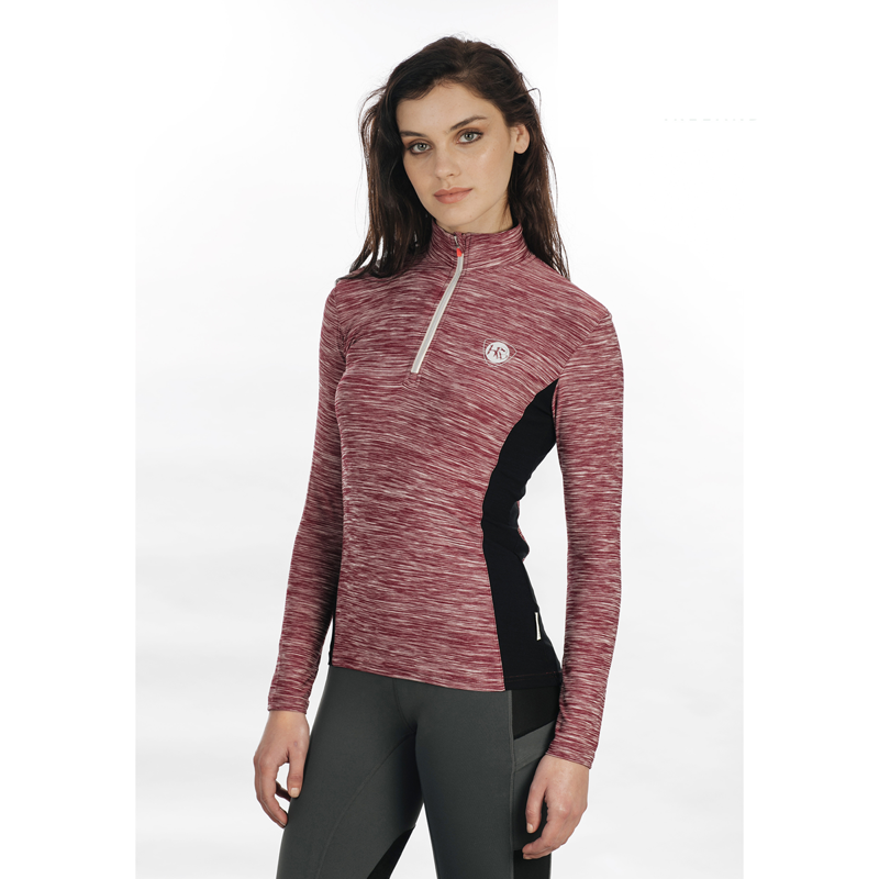 Horseware Winter Aveen Ladies Technical Top - Garnet-2